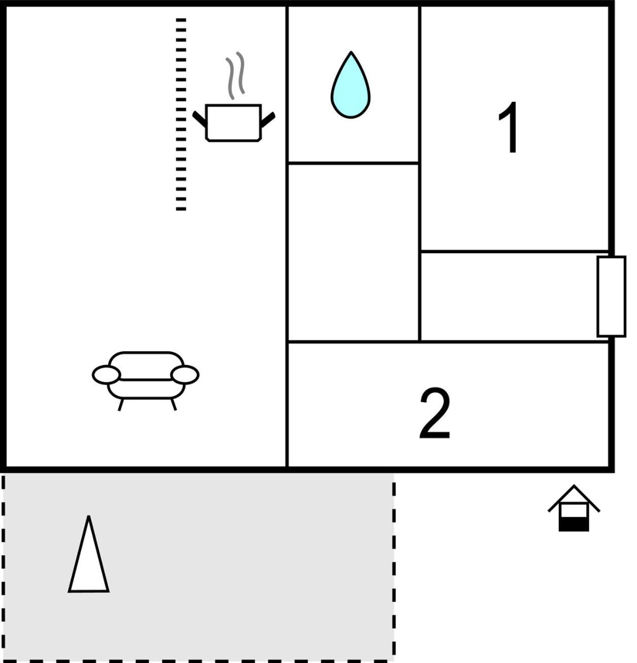 Nice Home In Jezera With Wifi Экстерьер фото